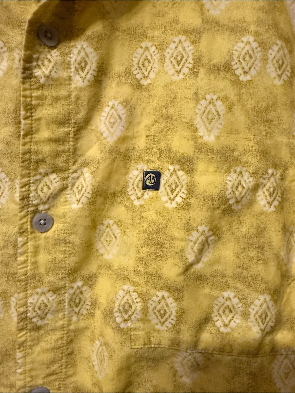 The North Face A5 Series Tribal Print Button Down Shirt XL Hiking Camp Travel
